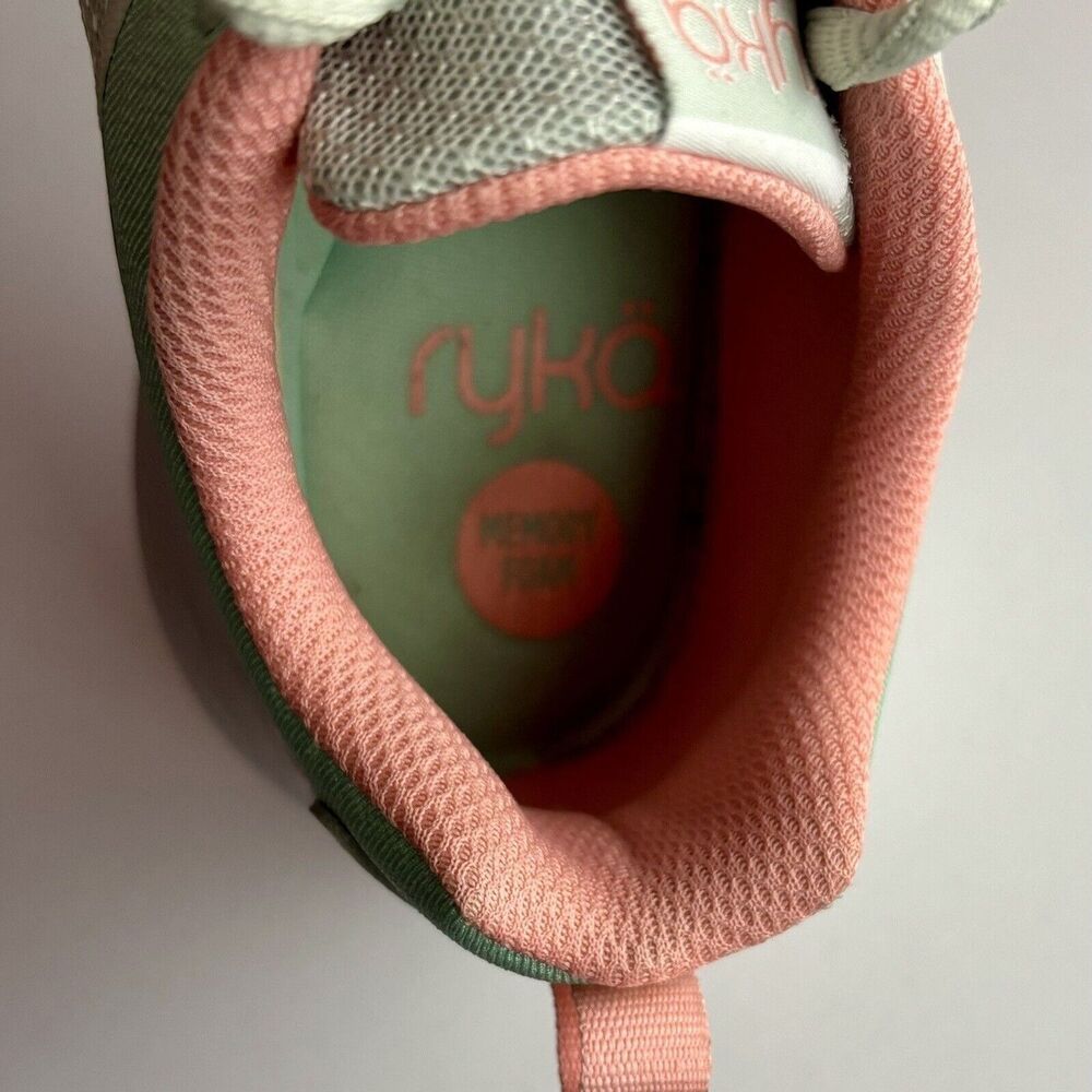 Ryka Sneakers Woman's size 7 US 37 EU Sky Walk Rush RK 206/ L 8189 green pink - Picture 9 of 9